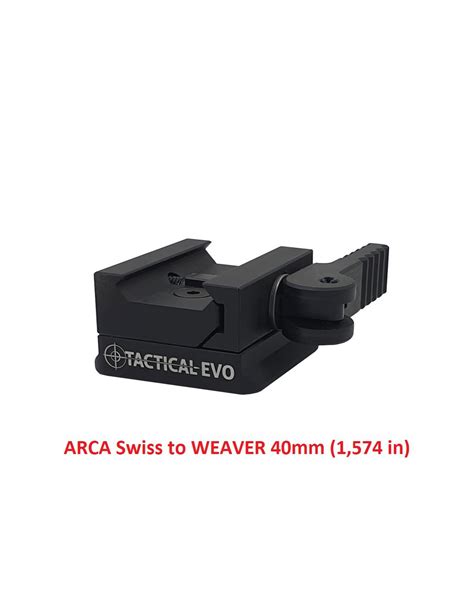 Adapter Arca Swiss To Weaver Picatinny Rail