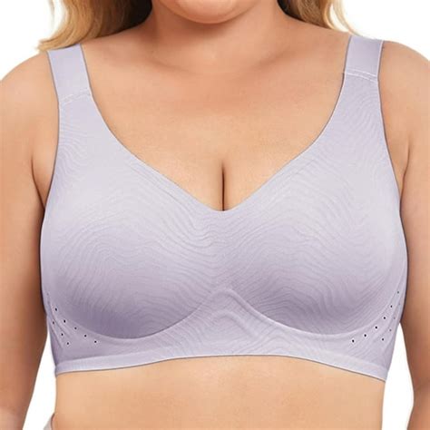 Daystry Plus Size Soft Wirefree Bras For Women Full Coverage No Underwire Everyday Comfortable