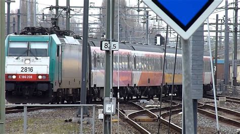 Traxx Nmbs Sncb Met Ic Brussel Arriveert Rotterdam