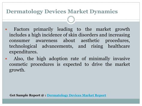 PPT - Dermatology Devices Market, By Diagnostic Devices, Treatment