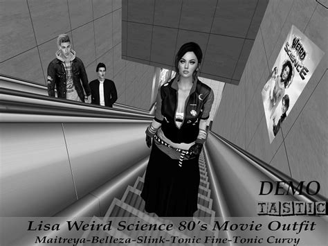 Second Life Marketplace - Tastic-Lisa Weird Science 80's Outfit-Demo