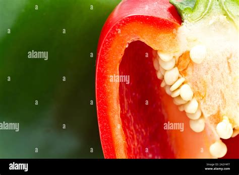 bell pepper  capsicum   color  close  view stock photo