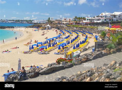 Beach Promenade Playa Grande Playa Blanca Lanzarote Canary Islands