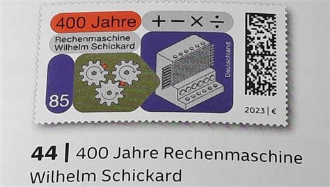 Jahre Rechenmaschine Wilhelm Schickard Erfinder Aus Deutschland