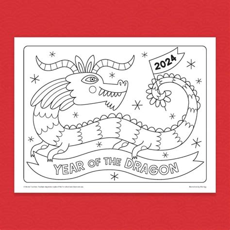 Lunar New Year Coloring Page 2024: Grab Our Free Download – Excellenceceo