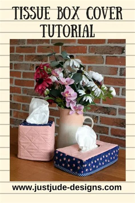 Tissue Box Cover Tutorial Just Jude Designs Quilting Patchwork