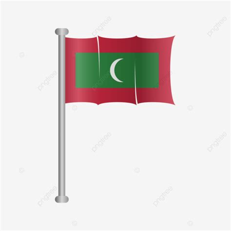 Maldives Flag Vector Maldives Flag Maldives Day PNG And Vector With