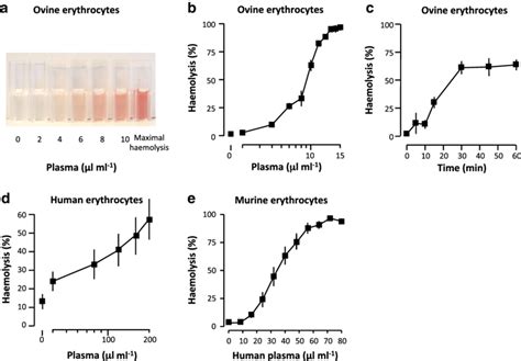 Complement Induced Haemolysis Of Human Ovine And Murine Erythrocytes