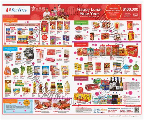 Ntuc Fairprice Lunar New Year Promotion 12 25 February 2015