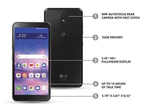 Simple Mobile Lg Journey 4g Lte Prepaid Smartphone Locked