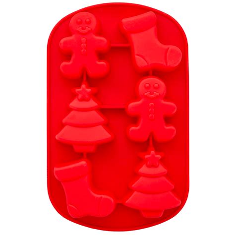 Molde de Silicone Figuras de Natal À Manápula