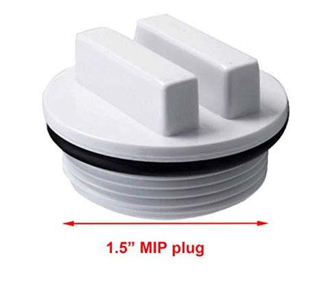 ATIE 1 5 Threaded Pool Spa Return Line Winterizing Plug Pool Filter