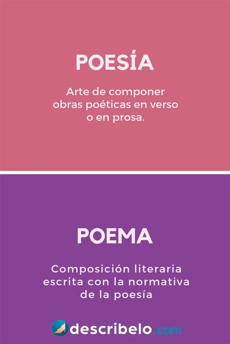 Cual Es La Diferencia De Un Poema Y Una Poesia Esta Diferencia Hot