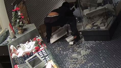 Police Release Footage Of Dramatic Ram Raid And Burglaries Of Shops