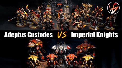 Adeptus Custodes Vs Imperial Knights Battle Report 10th Edition 2000pts Youtube