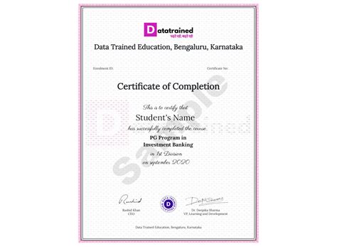 investment banking program  india datatrained