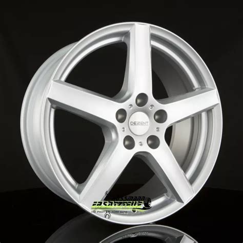 4X CERCHIO DEZENT TY silver 7x17 ET38 - LK5/112 ML70.1 Alluminio EUR ...
