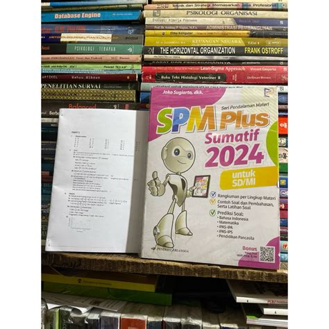 Jual SPM PLUS Sumatif 2024 SD MI By Joko Sugiarto ERLANGGA PLUS KUNCI