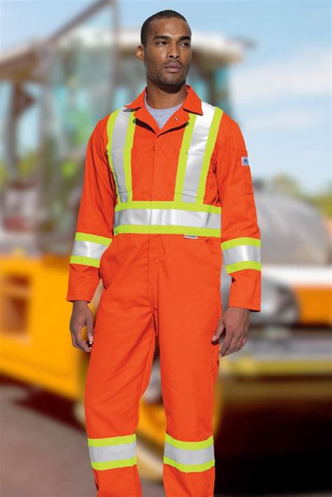 Hi Visibility Coveralls Canadian Linen