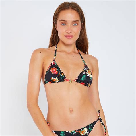 Reggiseno Per Bikini Triangolo Lucio Iranja Nero Banana Moon La Redoute