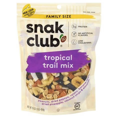 Snak Club Tropical Trail Mix 16 Oz Shipt