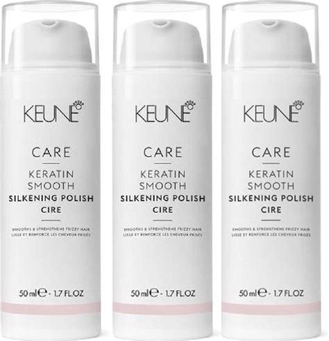 Keune Care Keratin Smooth Silkening Polish 3 X 25ml Bol