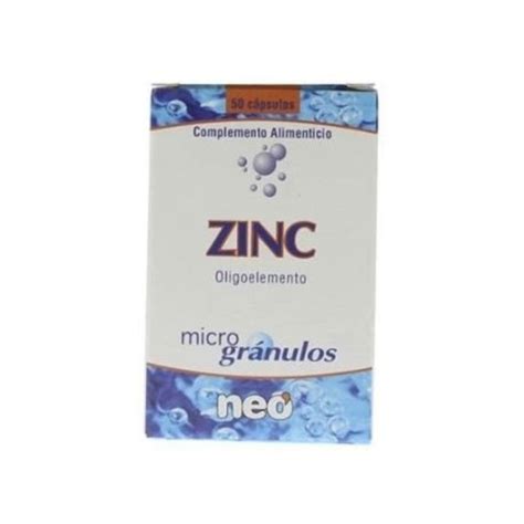 Neo Zinc Microgránulos 50 CápsulasENVIO 24 horas