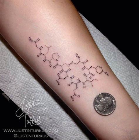 Love This Oxytocin Tattoo Molecule Tattoo Dna Tattoo Science Tattoos