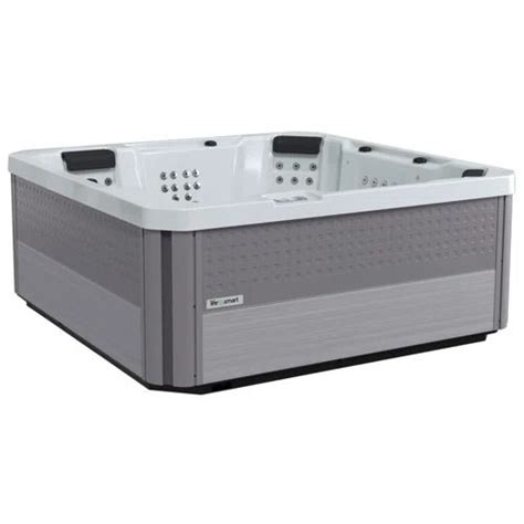 Lifesmart Spas Lifesmart Spas Palmetto Volt Person Jet Acrylic Square Hot Tub With