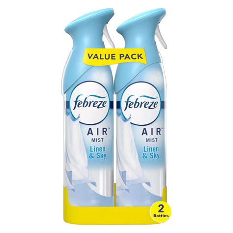 Febreze Air Freshener Spray Odor Fighting Room Spray Linen And Sky