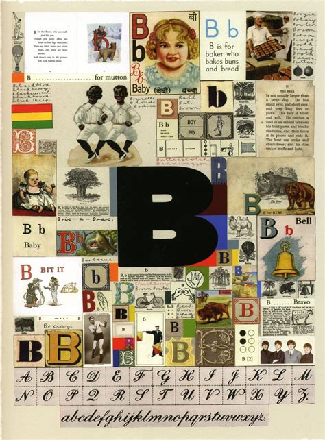 Peter Blake An Alphabet The Letter B 2007 Cca Galleries Limited