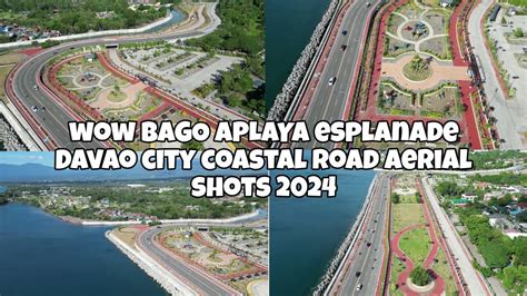 Wow Bago Aplaya Esplanade Davao City Coastal Road Aerial Shots 2024