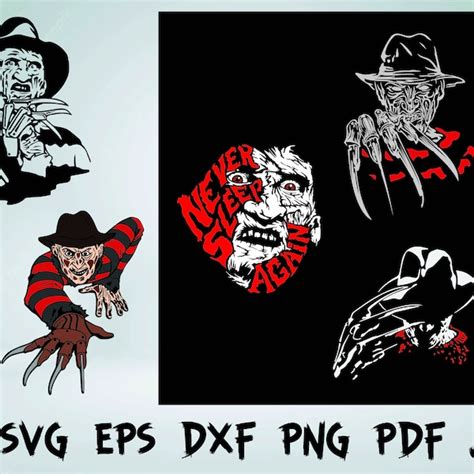 Freddy Krueger Svg Etsy