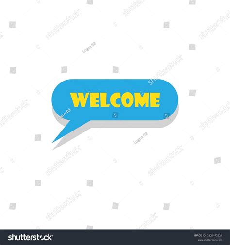 Welcome Typography Banners Posters Vector Illustration Stock Vector