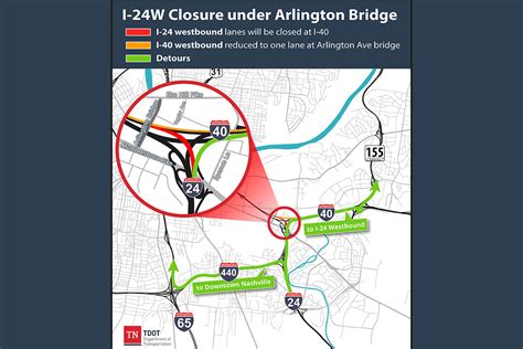 Tdot Announces Nashville Interstate Lane Closures For The Weekend Of July 12th Clarksville