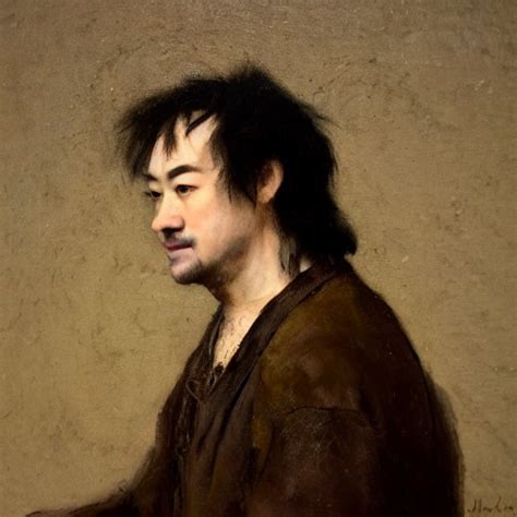 Prompthunt High Quality Character Portrait Oil Painting Of Joji By