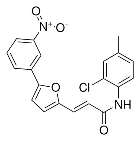 N 2 CHLORO 4 METHYLPHENYL 3 5 3 NITROPHENYL 2 FURYL 2 PROPENAMIDE