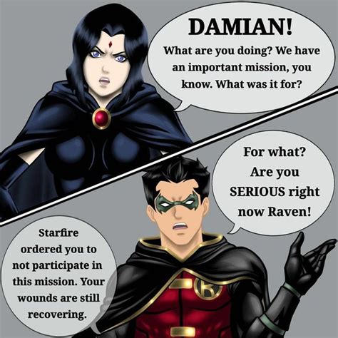 Pin By Mónica Ribeiro On Damirae In 2024 Raven Teen Titans Teen Titans Robin And Raven