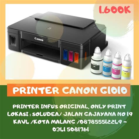 jual printer canon pixma  garansi  original shopee