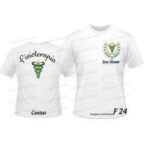 Camiseta Curso Fisioterapia Camisetas Manga Curta No Mercado Livre Brasil