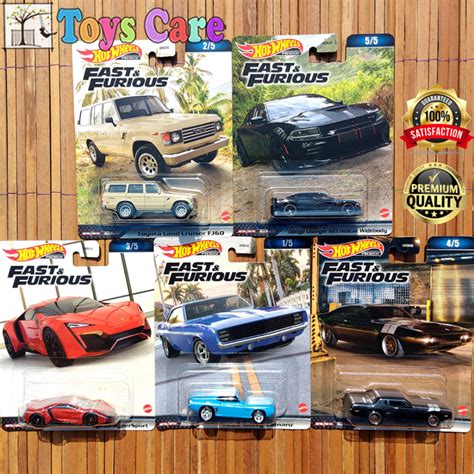 Hotwheels PREMIUM FAST FURIOUS 2023 SET Of 5pcs COMPLETE TOYOTA