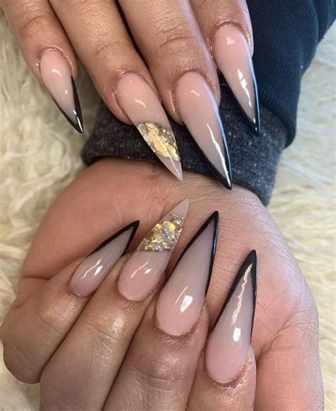 Unhas Nude Preto Ideias Para Voc Abusar Dessa Combina O