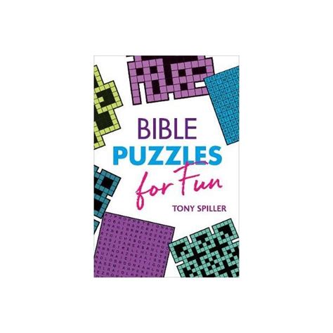 Bible Puzzles For Fun By Tony Spiller Paper Plus