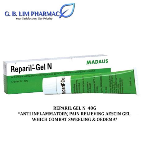 Reparil Gel N G One Tube Anti Inflammatory And Reduce Swelling Exp