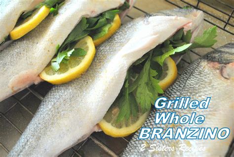 Grilled Whole Branzino - 2 Sisters Recipes by Anna and Liz