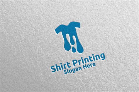 T Shirt Printing Company Logo Design 69 Graphic by denayunecf · Creative Fabrica