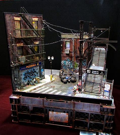 Gotham City 172 Scale Model Diorama Diorama Scale Models Miniature