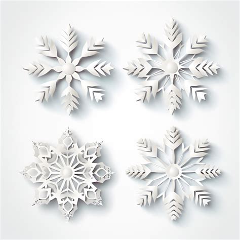 Premium Photo | Merry christmas snowflakes created with generative ai