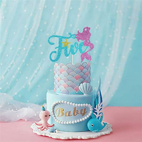 Little Mermaid 5th Birthday Cake Informacionpublica Svet Gob Gt