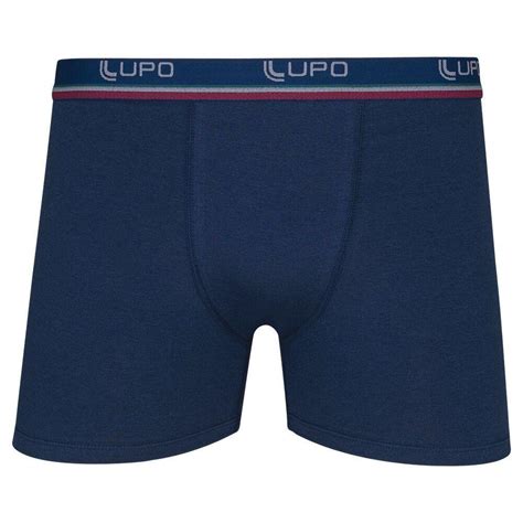 Kit Cuecas Lupo Box Masculina Boxer Algod O Cotton Adulto Cueca